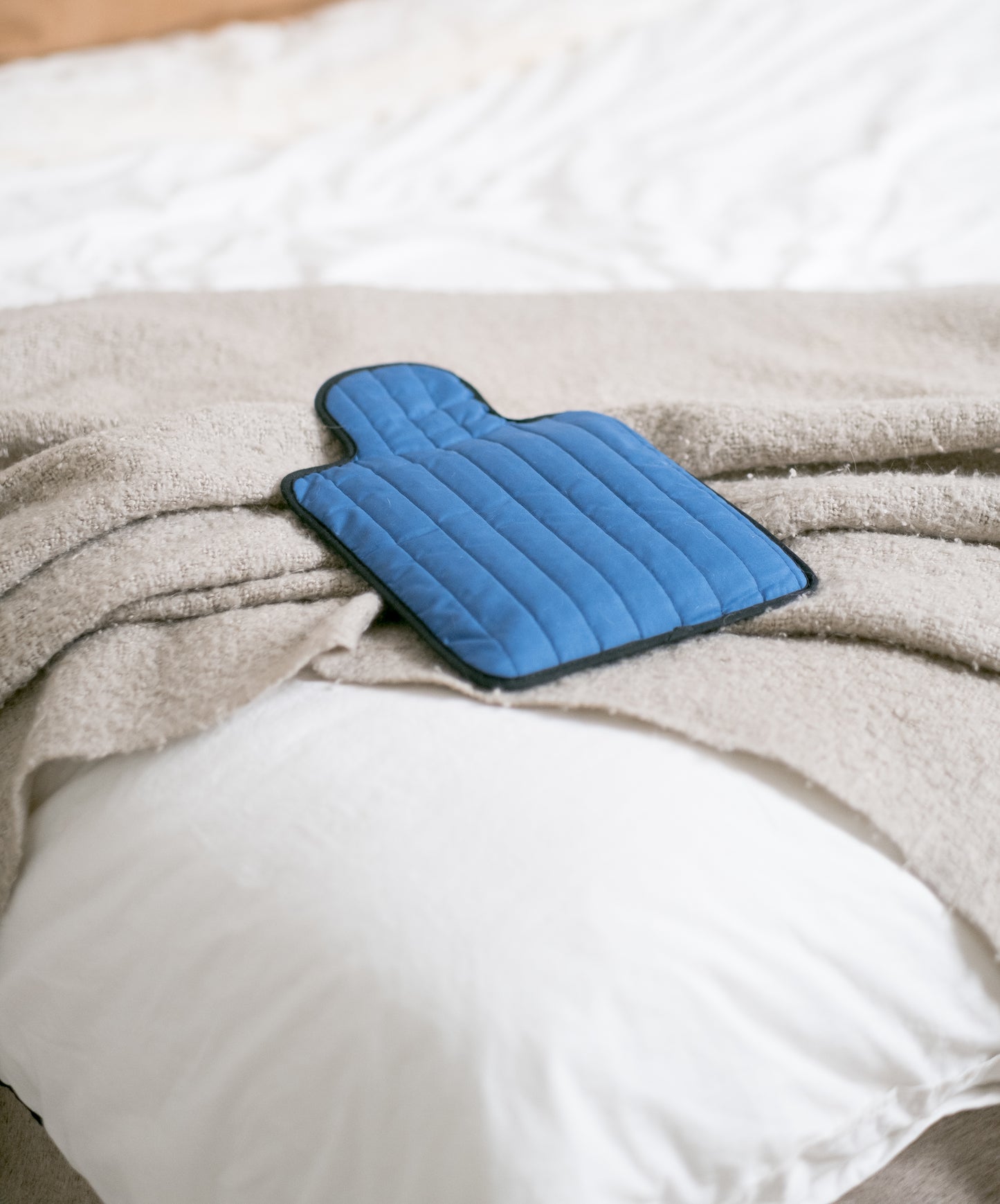 Blue Quilted Cotton Hottie