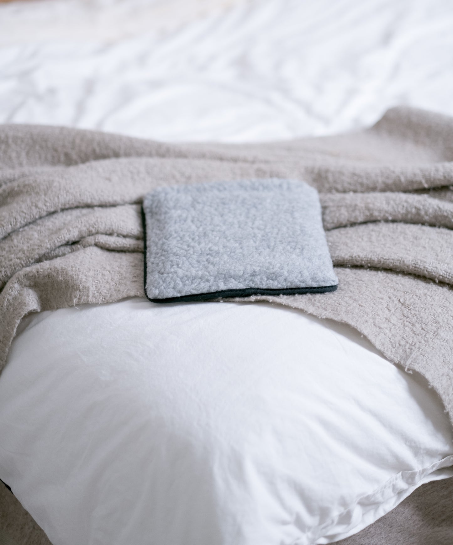Grey Lambswool Hottie