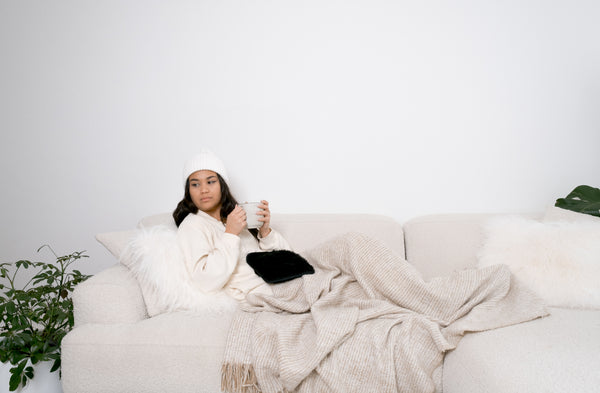 Black Faux Fur Hottie